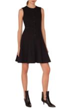 Women's Akris Punto Pique Jersey A-line Dress - Black