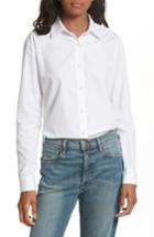 Women's Kule The Hutton Cotton Poplin Shirt - White