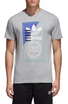 Men's Adidas Originals Tongue Label T-shirt - Grey