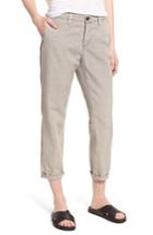 Women's Ag Caden Crop Twill Trousers - Grey