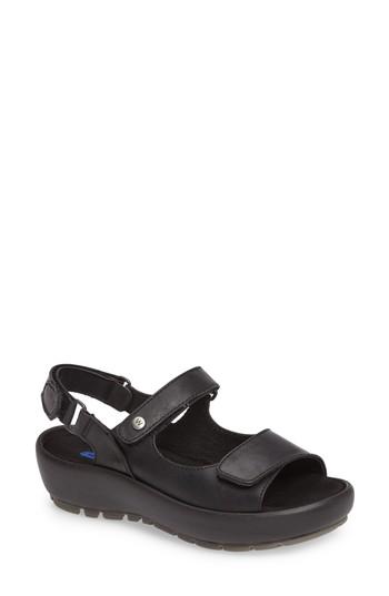 Women's Wolky Rio Sandal -10.5us / 42eu - Black