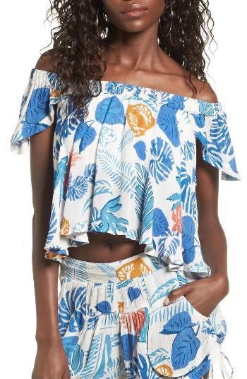 Women's Raga Pura Vida Off The Shoulder Crop Top