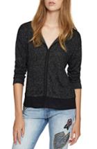 Women's Sanctuary Hanna Metallic Knit Top - Black