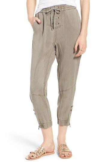 Women's Pam & Gela Cargo Jogger Pants, Size - Green