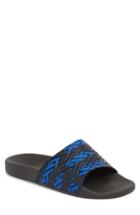 Men's Danward Patterned Sport Slide Us / 42eu - Blue