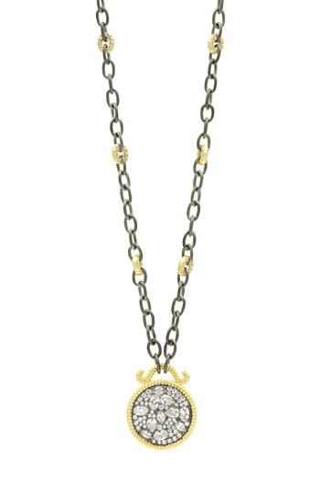 Women's Freida Rothman Gilded Cable Reversible Pendant Necklace