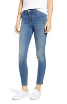Women's Dr. Denim Supply Co. Domino Distressed Zip Hem Skinny Jeans - Blue