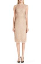 Women's Dolce & Gabbana Lace Pencil Dress Us / 40 It - Beige