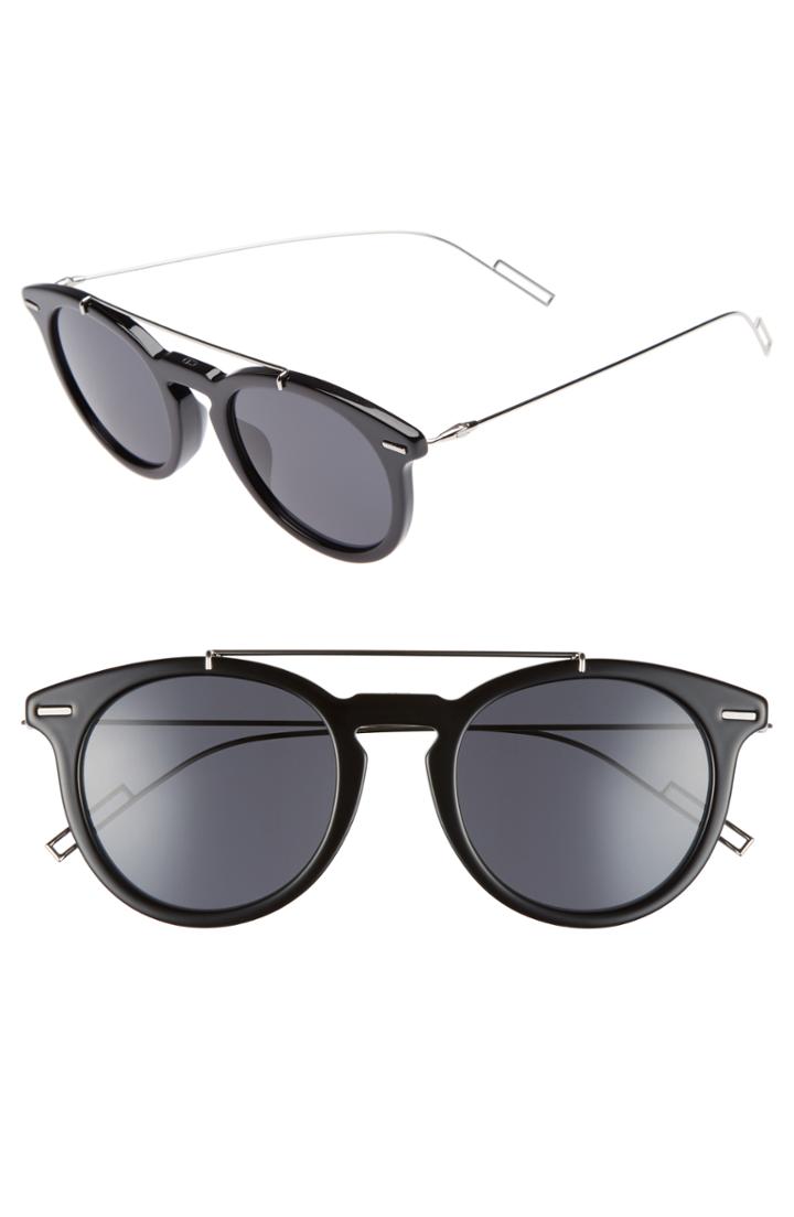 Men's Dior Master 51mm Sunglasses - Black