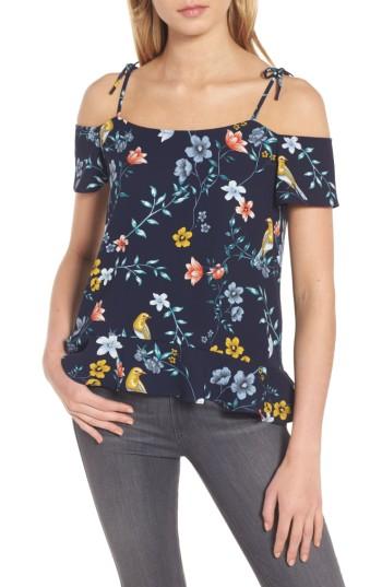 Women's Cooper & Ella Maja Cold Shoulder Blouse - Black