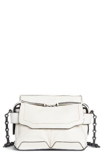 Rag & Bone Micro Pilot Leather Satchel - White