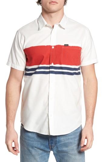 Men's Rcva That'll Do Bar 2 Woven Shirt, Size - White
