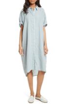 Women's The Great. The Camper Shirtdress - Blue