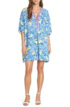 Women's Lilly Pulitzer Leland Cover-up Dress, Size - Blue
