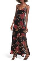 Women's Storee Velvet Burnout Maxi Dress
