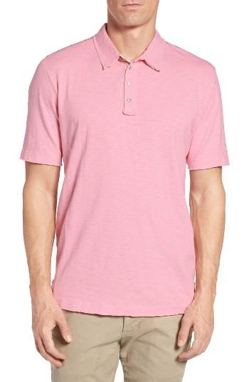 Men's True Grit Slub Jersey Polo - Pink