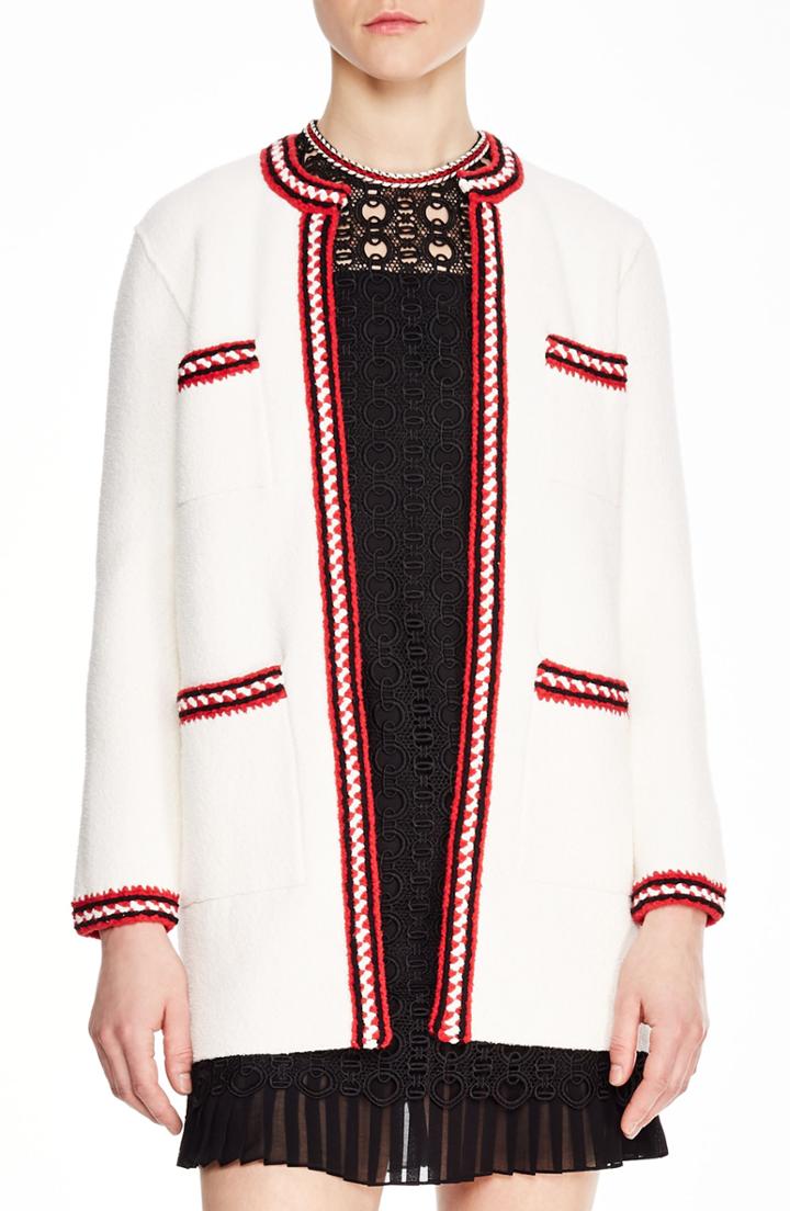 Women's Sandro Luce Cardigan - Ivory