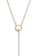 Women's Zoe Chicco Diamond Circle Y-necklace