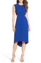 Women's Halston Heritage Crepe Cutout Dress - Blue