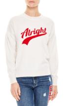 Women's Sandro Alright Wool & Cashmere Sweater - White