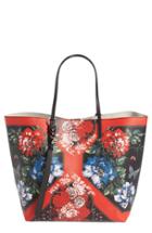 Alexander Mcqueen Tablecloth Print Open Shopper -