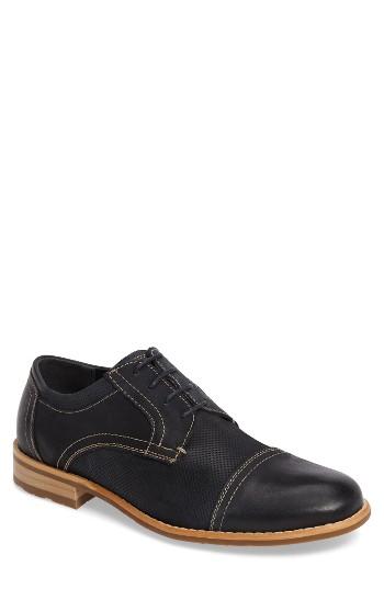 Men's Steve Madden Chays Cap Toe Derby M - Black