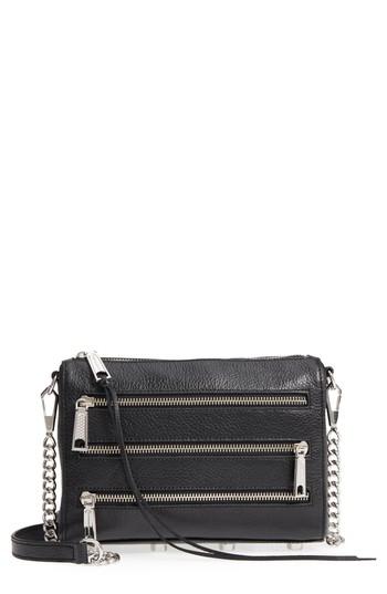 Rebecca Minkoff Mini 5 Leather Crossbody - Black