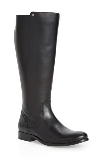 Women's Frye Melissa Stud Knee High Boot Wide Calf M - Black