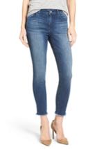 Women's Dl1961 Florence Instasculpt Raw Hem Skinny Jeans - Blue