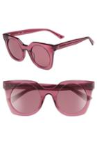 Women's Web 48mm Sunglasses - Shiny Violet/ Violet