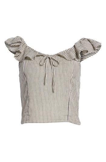 Women's Bp. Ruffle Neck Top - Ivory