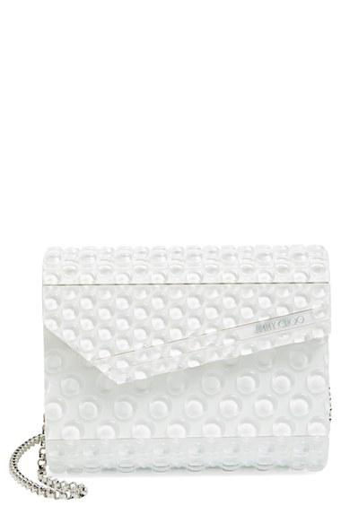 Jimmy Choo 'candy' Clutch - Beige