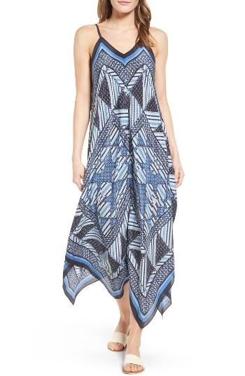 Women's Nic+zoe Calypso Silk Blend Maxi Dress
