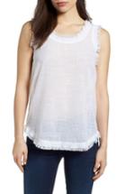 Women's Kenneth Cole New York Frayed Tank - White