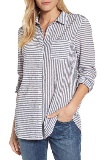 Women's Caslon Button Up Shirt - Blue