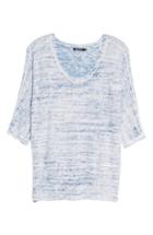 Women's Nic+zoe Open Breeze Linen Cotton Blend Sweater