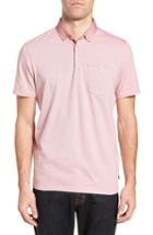 Men's Ted Baker London Bloc Apple Print Polo (s) - Pink