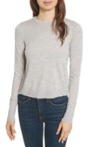 Women's Veronica Beard Alma Mixed Media Sweater - Grey