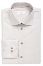 Men's Eton Contemporary Fit Check Dress Shirt .5 - Brown