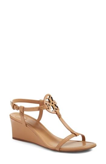 Women's Tory Burch Miller Wedge Sandal .5 M - Pink