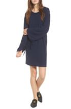 Women's One Clothing Ruched Sleeve Sweater Dress - Blue