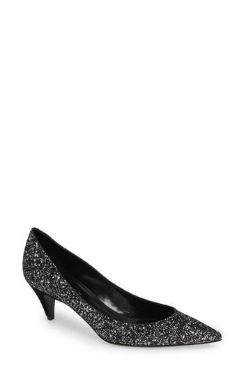 Women's Saint Laurent Glitter Pump Us / 35eu - Black