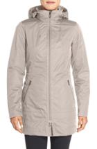 Women's The North Face 'ancha' Hooded Waterproof Parka - Beige
