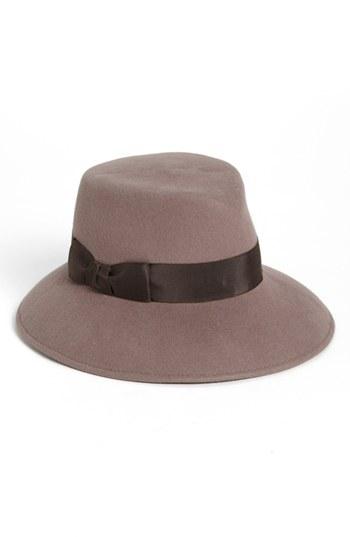 Women's Eric Javits 'kim' Wool Fedora - Brown