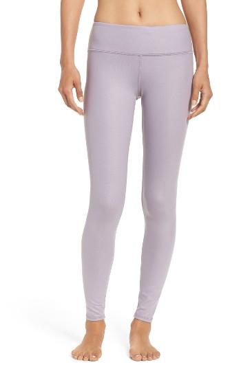 Women's Alo Airbrushed Glossy Leggings - Purple