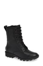 Women's Sorel Phoenix Lace-up Boot .5 M - Black