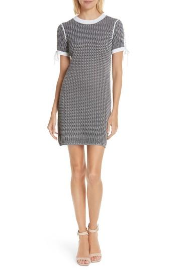 Women's Rag & Bone Iona Lace-up Sleeve Knit Dress - Black