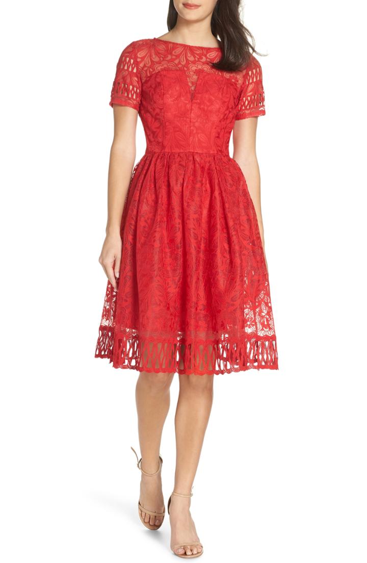 Women's Chi Chi London Crochet Party Dress