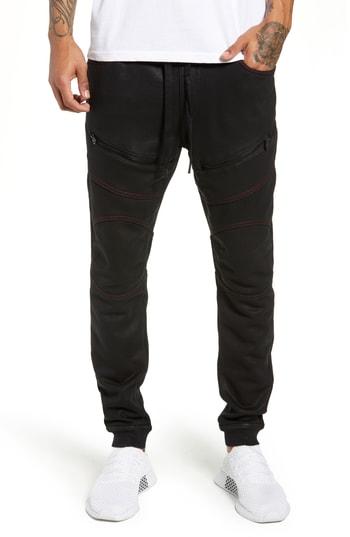 Men's True Religion Brand Jeans Moto Active Sweatpants - Black