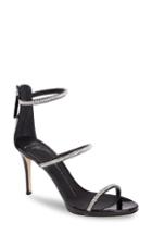 Women's Giuseppe Zanotti Harmony Band Embellished Sandal .5 M - Black